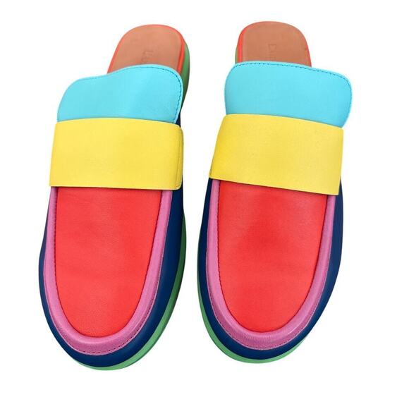 L’Amour Des‎ Pieds SACCAR Women’s Size 9 Multi-Color Slide Loafers - Picture 5 of 5